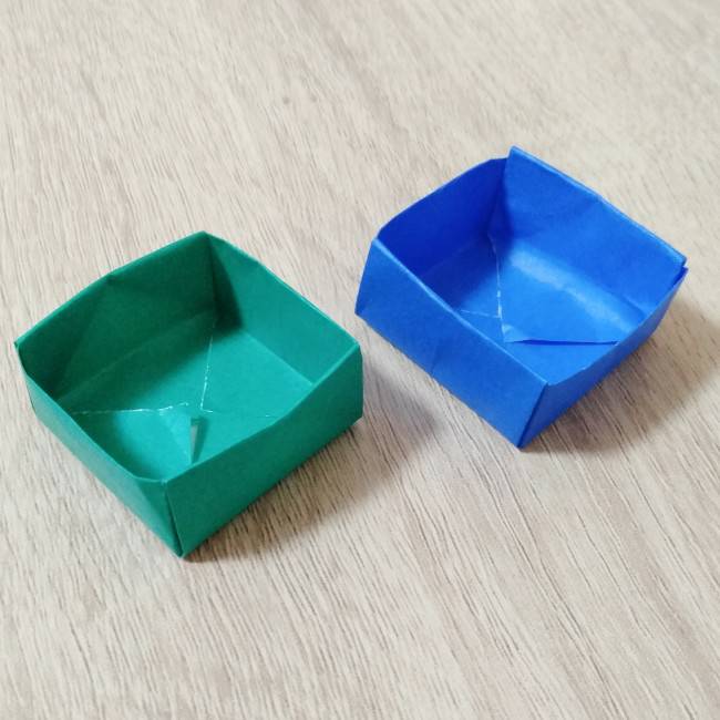 折り紙で簡単にできる小鉢の折り方 エコでシンプルでかわいい