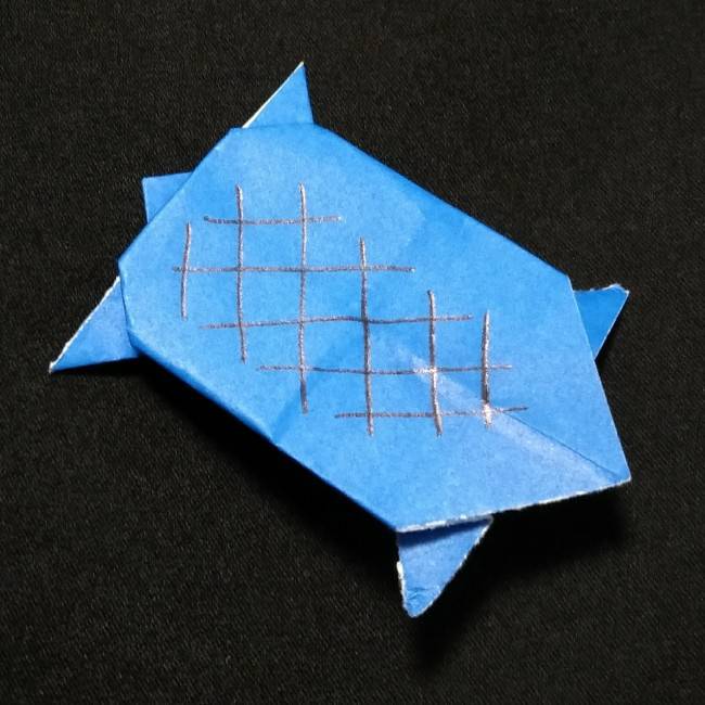 亀 折り紙 簡単