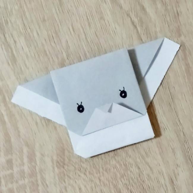 折り紙のコアラの折り方 子供でも簡単