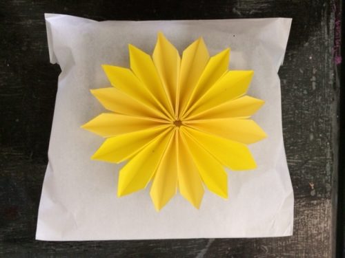 折り紙の菊の花の折り方